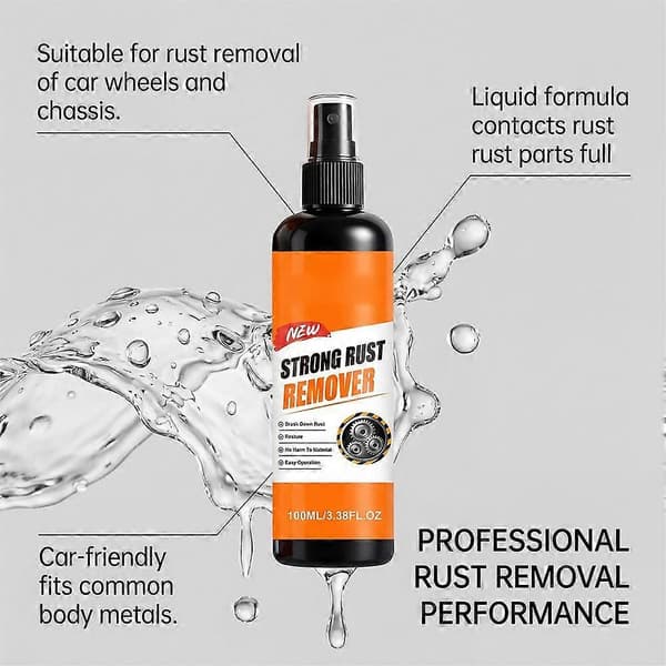 HOMONTH Billig rustfjerner spray - Metalloverflate oksidasjonsrenser for chassis og hjul