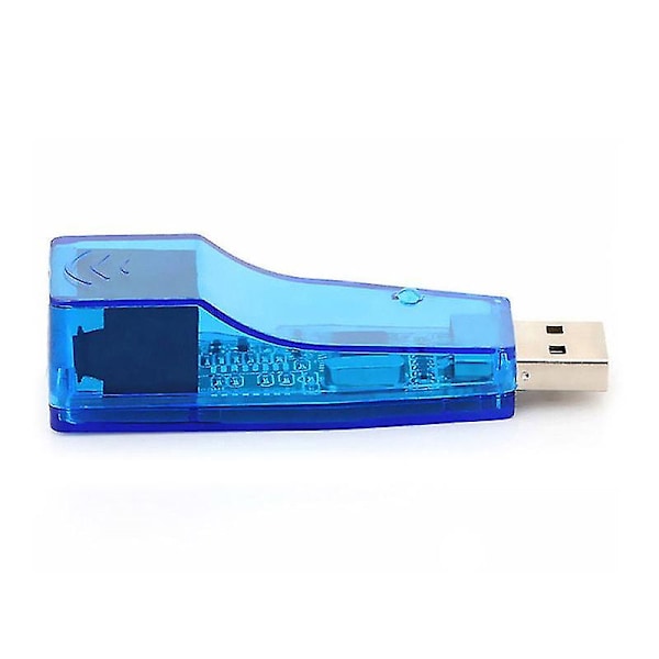 USB 2.0 til LAN RJ45 Ethernet 10/100Mbps Nettverkskort Adapter for Win8 PC TY