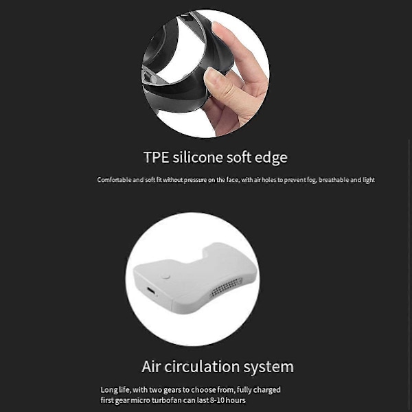 För Tillbehör Blackout Luftcirkulation Lindring Imma Quest2 Mask VR Tillbehör, A