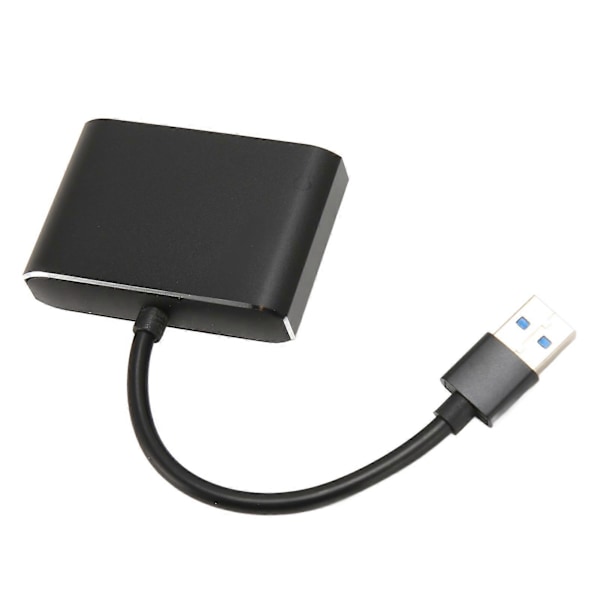 USB 3.0 till Dubbel HDMI Adapter för 2 Skärmar med 1080P Utökad Skärm