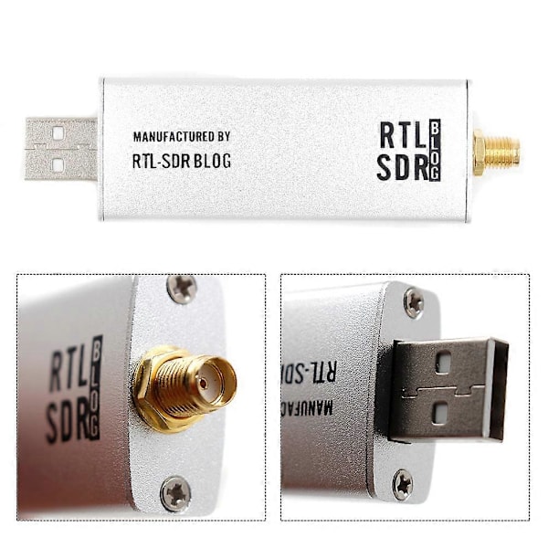 SDR V3 R820T2 RTL2832U 1PPM TCXO RTLSDR Kommunikaatiojärjestelmä