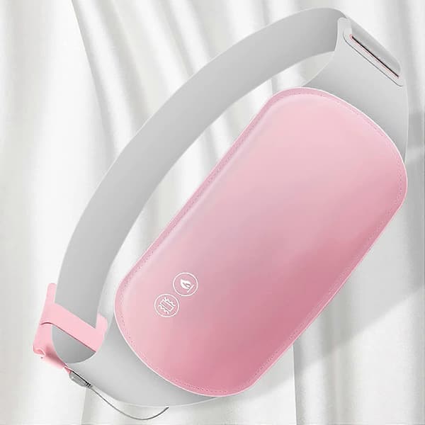 Bärbart USB elektriskt massagebälte (rosa yta)