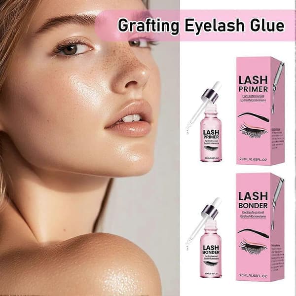+20ml Eyelash Extension Bonder Grafting Eyelash Glue Drying Quick Lasting Y2J2 Lash primer