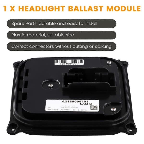 A2189009103 Høy Ytelse Headlight Ballast Led Headlight Module Kontrollenhet for B C Klasse