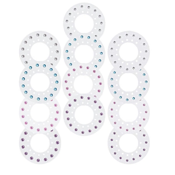 180 st Ädelstenar Blingers Deluxe Set Låtsaslek Smycke Refill Set DIY Flickor Hårstyling Verktyg Diamant S