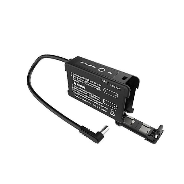 Eachine 7.4V 18650 Li-ion Celle Batterikasse DC 5.5mmx2.1mm med Integrert USB-lader for EV200D EV