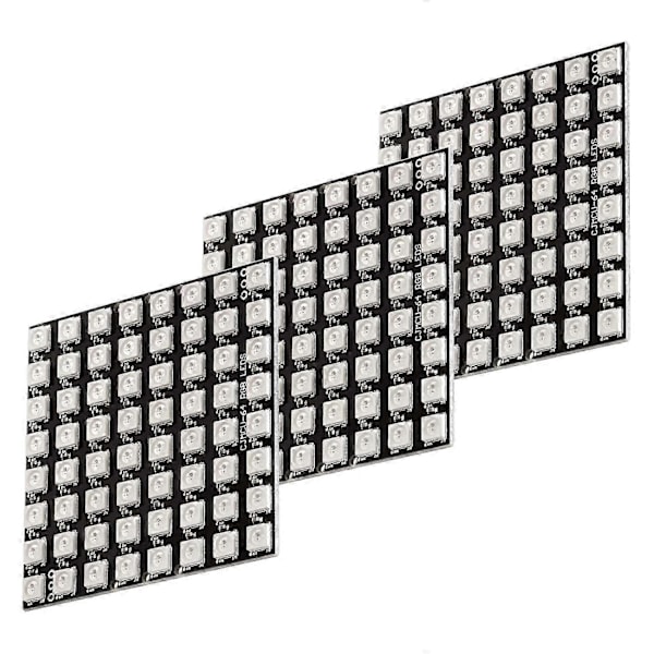 3 x U 64 LED Matrix Panel CJMCU-8X8 Modul Kompatibel med for og for