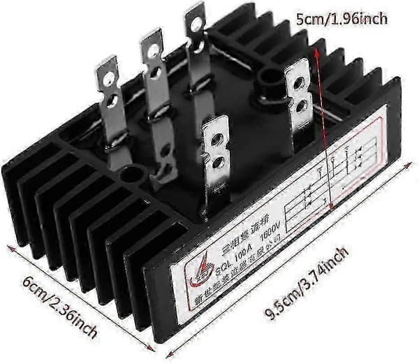 AC til DC Diodebroensretter SQL100A 1600V Trefaset Diodebroensretter szrh21