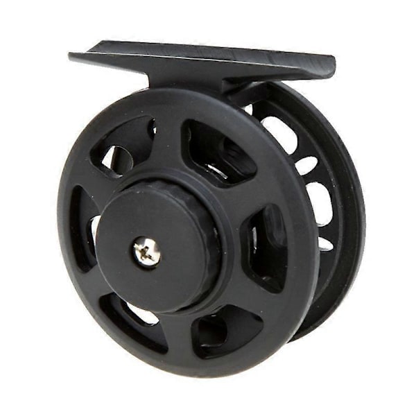 Flugrulle i plast för flugfiske i älv, vänster/höger utbyte möjligt (rullens diameter 42)