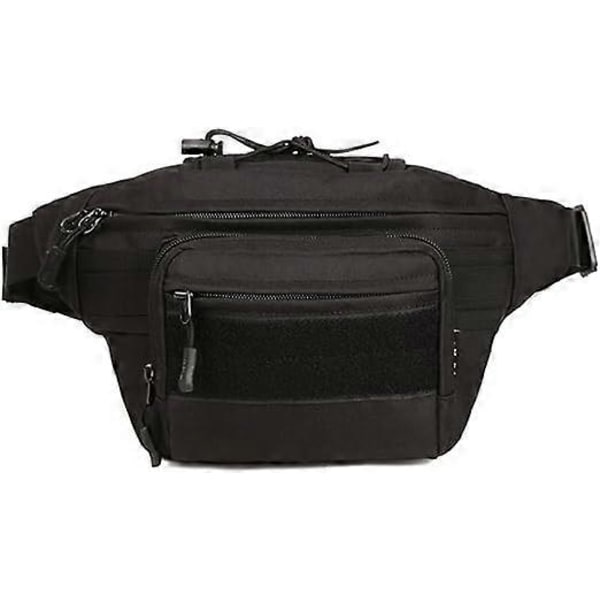 Vyölaukku Molle Fanny Pack Bumbag Hip Running Bag Bum-laukut miehille naisille retkeilyyn, telttailuun, juoksuun, koiranulkoilutukseen