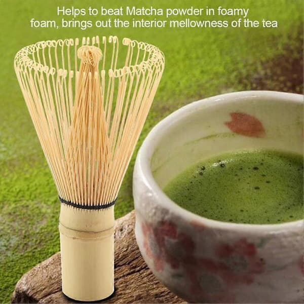 Visp Japansk Bambu Matcha Pulver Grön Kit Sås Borste Chasen