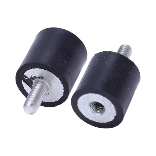 4 stk. Antivibrasjonsgummi Buffer Isolator Feste 15mmx15mm