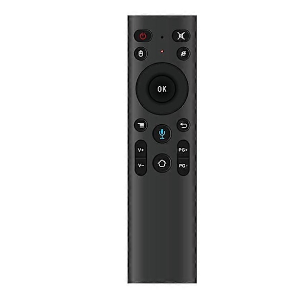 Q5+ Luftmus Bluetooth Fjernkontroll Stemmekontroll for Smart TV Android Boks 2.4G Trådløs Stemmefjernkontroll Co