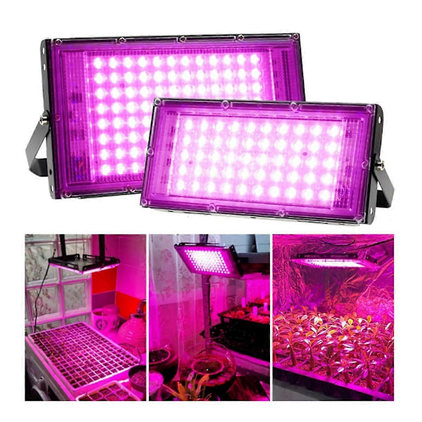 Til Planter 200W LED Vækstlampe Fuld Spektrum Phyto Lampe Drivhus Vækstbelysning EU Stik