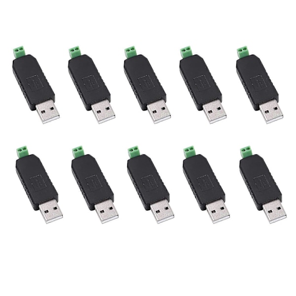 USB till RS485 485 Konverter Adapter CH340T Chip 64-Bit Lämplig för 7/8 MacOS WinCE5.0 XP (10-pack)