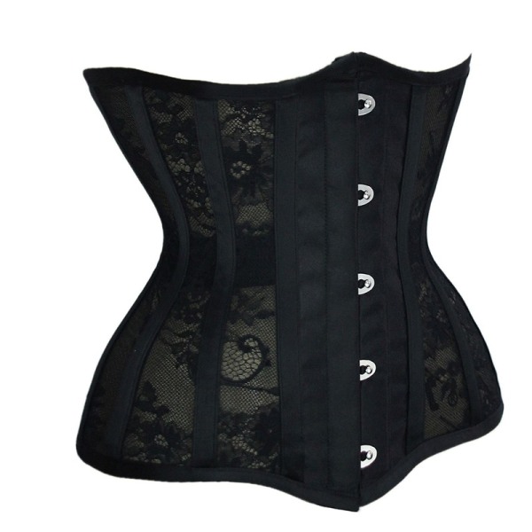 Midjetrening for kvinner Vintage Gothic Body Shaper Belte Vekttap skjede Recovery Black L