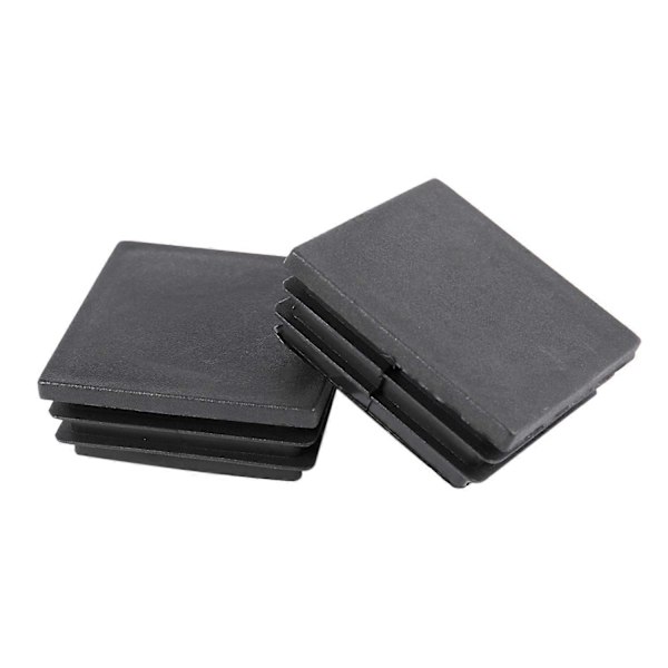 50mm x 50mm Fyrkantiga Ändpluggar i Plast Rörinsatser 12st
