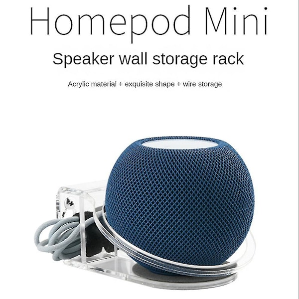 Vægbeslag til HomePod Mini Smart Speaker, holdbart lydboks-vægbeslag, holder til HomePod, sort