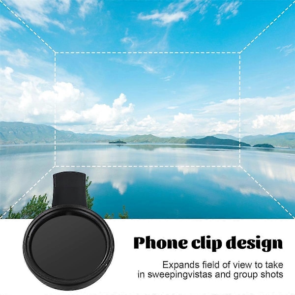 37mm 52mm Telefon Linse Filter med Klips til Smartphone Universal ND2-400 Variabelt Filter til Mobil P