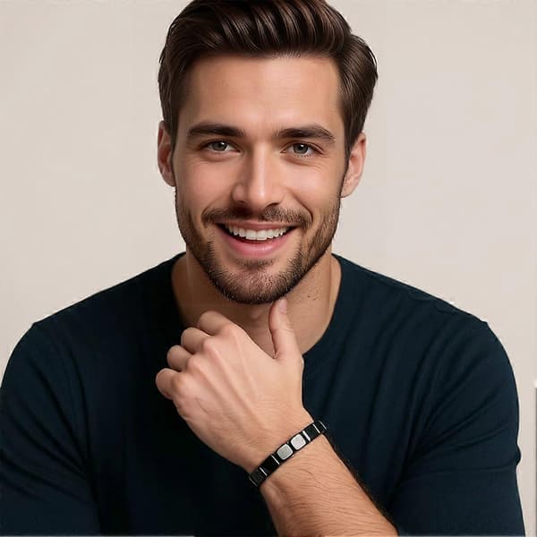 Herre Hematit Sten Armbånd Unisex Design til Mænd Kvinders Stil til Daglig Brug A