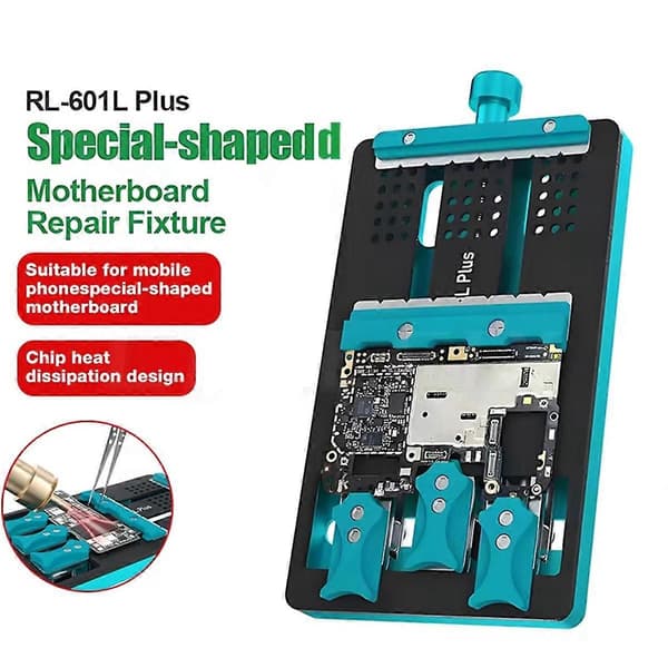 RL-601L PLUS Universell Dubbelspårs Moderkortfixtur Telefon IC-Chip BGA PCB Moderkort Jig Board H