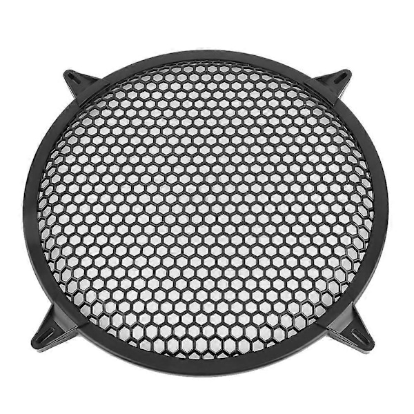 Bil Audio Plastik Mesh Dæksel Woofer Højttaler Modifikation Beskyttelse Guard 12inch