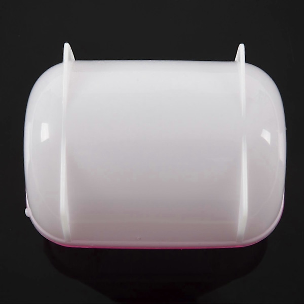 Pink Hvidt Lille Hamster Bade Sand Bur Kæledyrsbadeværelse 10 x 7 x 7cm