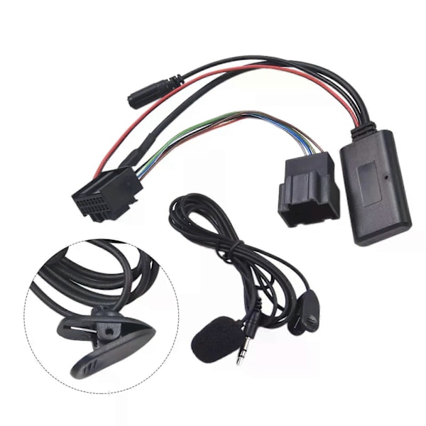 För Saab 9 3 9-5 Bil Bluetooth-kompatibel Musikspelare Ljudmottagare Handsfree Telefon Mp3 Aux In Adapter Kabelmoduler