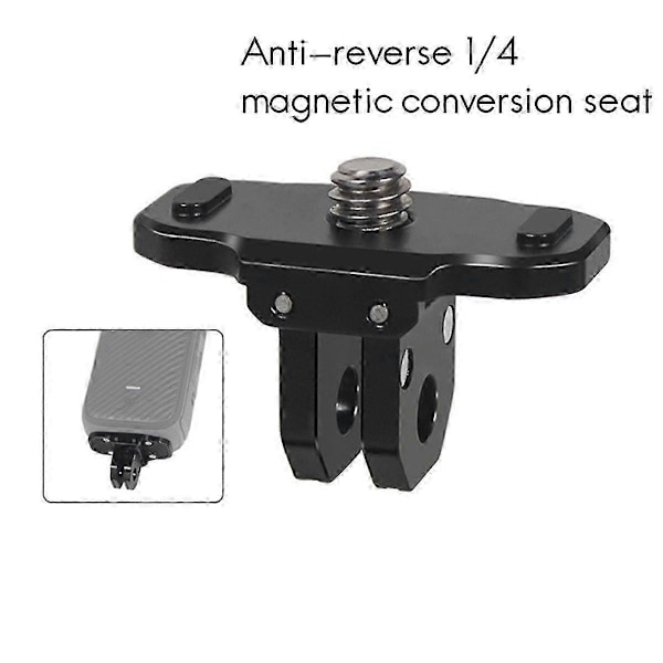 X4 Gopro13 Alumiininen 1/4 Magneettinen Pohjateline Tripod Adapteri Taitettava Toimintakameran Kiinnike