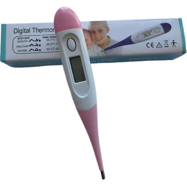 Elektronisk Digitalt Termometer Krop Voksen Celsius Oral Armhule Feber Temperatur C