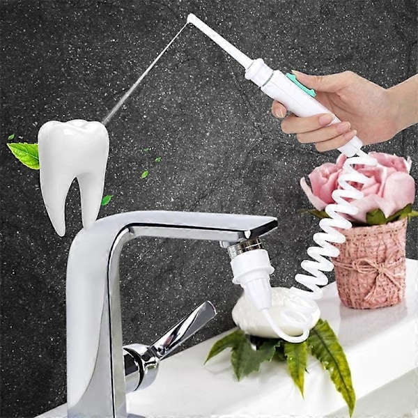 Tandvattenflosser Kran Oral Irrigator Tandtråd Irrigator Portabel Tandvattenstråle Tänder