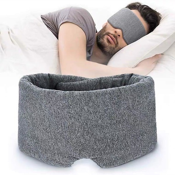 Sovemaske Håndlavet Blackout Sovemaske Justerbar Øjenmaske til Mænd Kvinder til Rejser, Lur, Yoga One Size, Blomsteraske