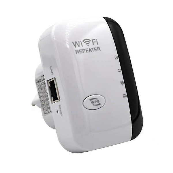 WiFi Repeater Kraftfull 300Mbps WiFi Förstärkare Kraftfull 2.4GHz WiFi Räckviddsförlängare WiFi Repeater Trådlös Extender med Ethernet-port, WiFi Extender Wi