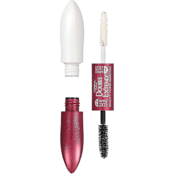L'oreal Paris Double Extend Beauty Tubes pidentävä ripsiväri, Blackest Black, 9,8 ml