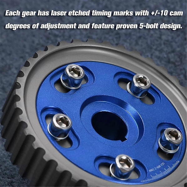 Til D15 D16 Sohc 1988-2000 Justerbart Racing Knastakselgear Timing Gear