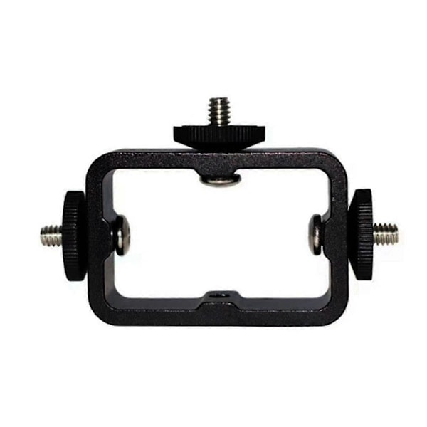 Hållare Flash Fäste Adapter Fäste för Live Sändning Selfie Kamera Telefoner 1/4 Hål Metall Tre-P