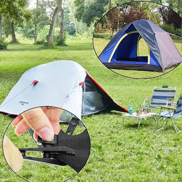 Presenningsclips 10 stk. teltclips markiseclips markise camping teltclips presenningsclips udendørs aktiviteter awn