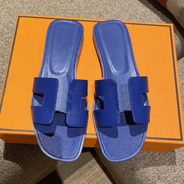 Sexede sandaler dame strand slippers klassiske flade læder dameslippers 14 41