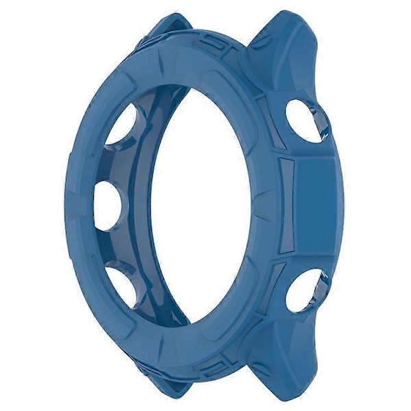 Kompatibel För Garmin Forerunner 255 Mjukt TPU Klockskydd Utskuren Design Anti-Repor Skyddande Ram DarkBlue