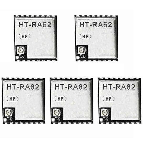 5PCS HT-RA62 LoRa-seriemodul SX1262 stöder sekundär utveckling stöder LoRaWAN-protokoll 868-9