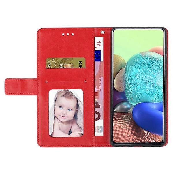 Kompatibel for iPhone 14 Pro Max 6.7 tommer Mobiltelefondeksel Fullstendig Omsluttet PU-Lær Y-Formede Linjer Preging Lommebok Stativ Telefon C Red