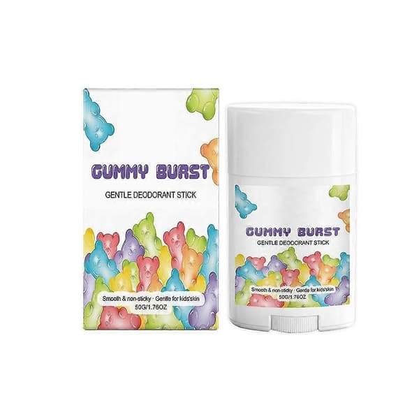 Gummy Burst Børne Deodorant - Mild & Ikke-klæbende Stift
