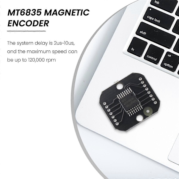 MT6835 Magnetisk Encoder Modul PWM/SPI Børsteløs Motor 21BIT Encoder Kan Erstatte AS5048