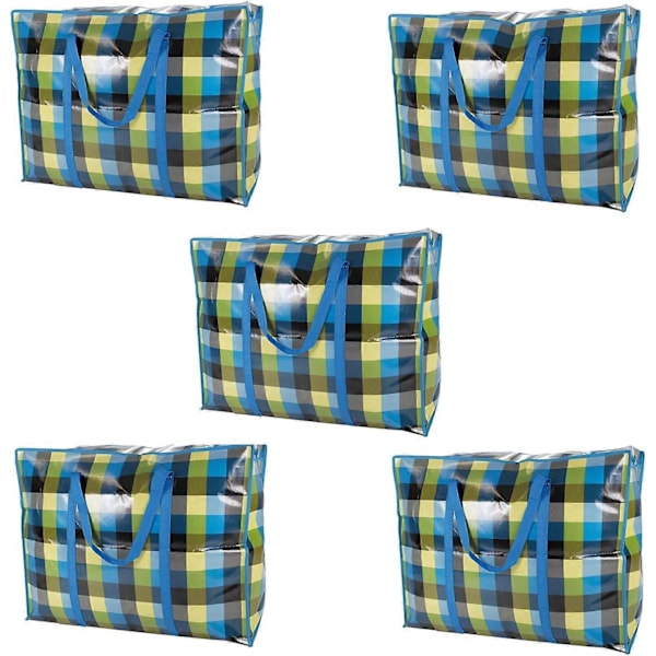 5 pakkausta säilytyspusseja, suuri kokoontaittuva säilytyspussi, (5 pakkausta 80*60*26 (suuri)) Säilytyspussi, pyykkipussi (satunnainen väri)