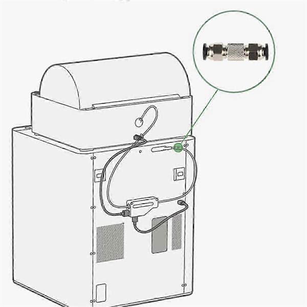 PTFE Rørforbindelse til X1 X1C X1E P1P P1S, Plug and Play