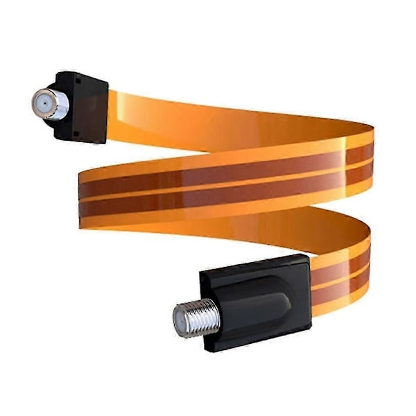 F Hona Koaxkabel Högfrekvent Koaxial Platt Kabel för Fönster & Dörrnätverk