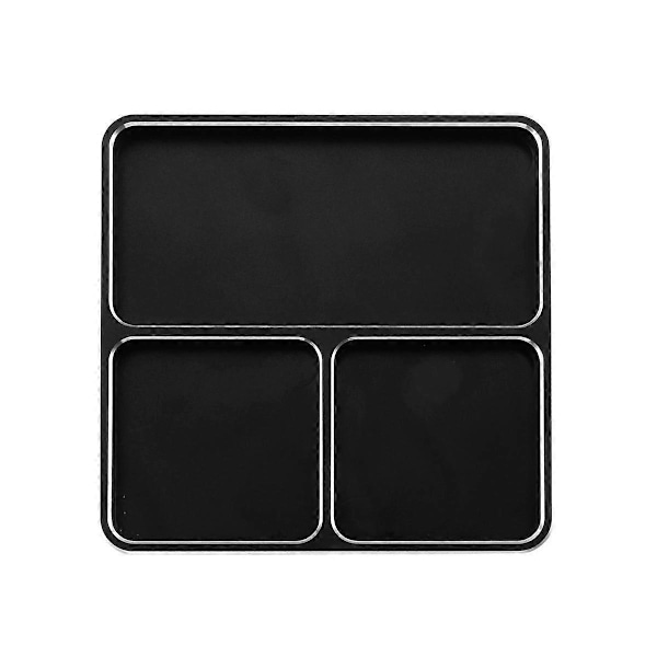 100X100Mm Metal Skruebakke Skrueholderplade RC Bil RC Båd Drone RC Model Reparationsværktøj Disk, Sort