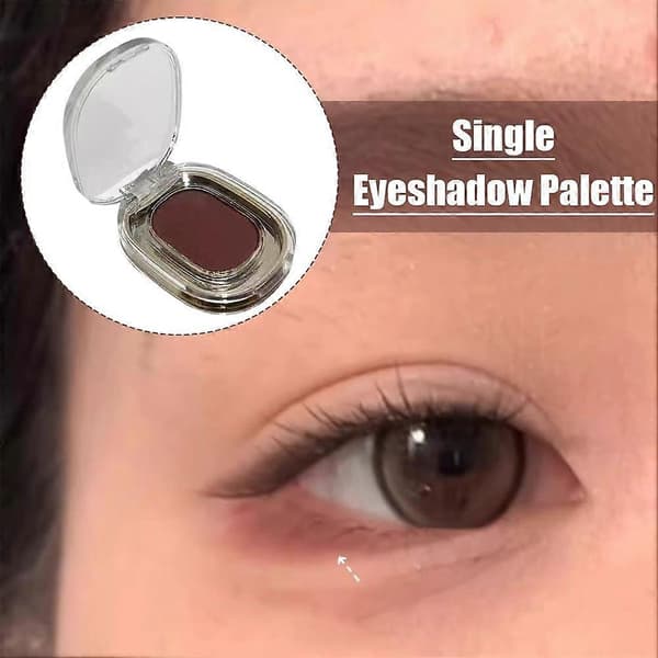 Multifunctional Eyeshadow Eyeliner Compact 2g Coral Brick Brown Long-lasting