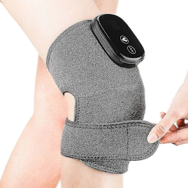 Massage Värme Knäskydd För Knäsmärtlindring, Elektrisk Värme Knäskydd Vibration Knämassager Termisk Värmeterapi Varm Kompress