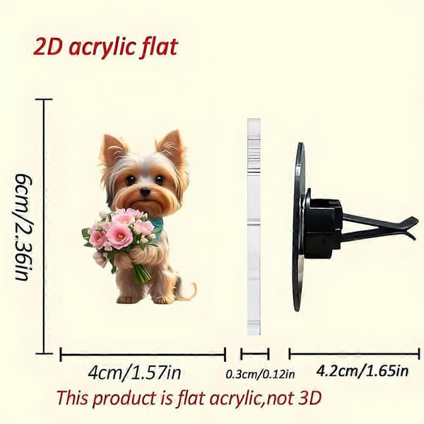 Bilventilklips, Bilventilklips, Søt Hund Luftfrisker for Biler UKK9L8 B